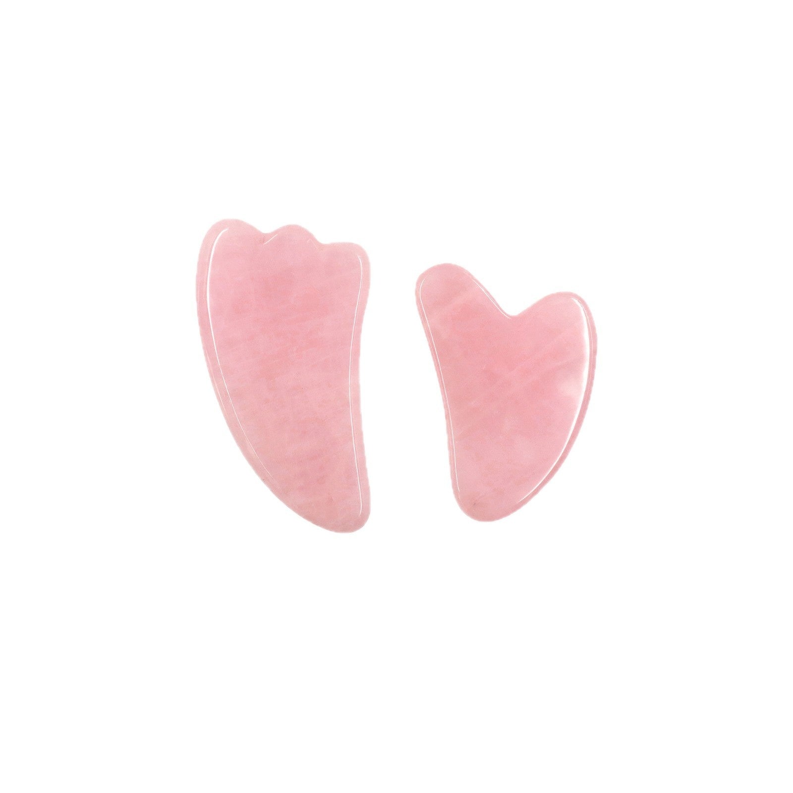 Rose Quartz Jade Roller & Gua Sha Facial Set